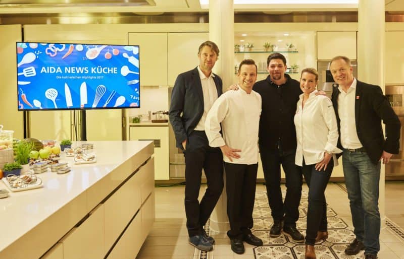 AIDA-Kooperation mit dem Rockstar unter Deutschlands TV-Köchen