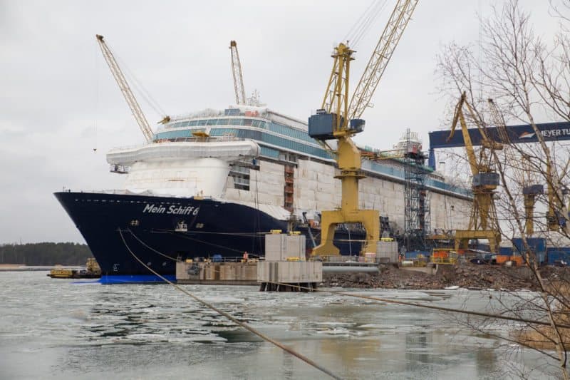 Die Mein Schiff 6 Schwimmt Noch Vier Monate Bis Zur