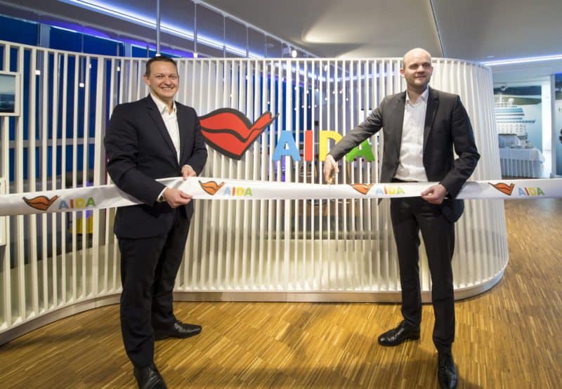 Besucherzentrum der Meyer Werft auf AIDA-Kurs