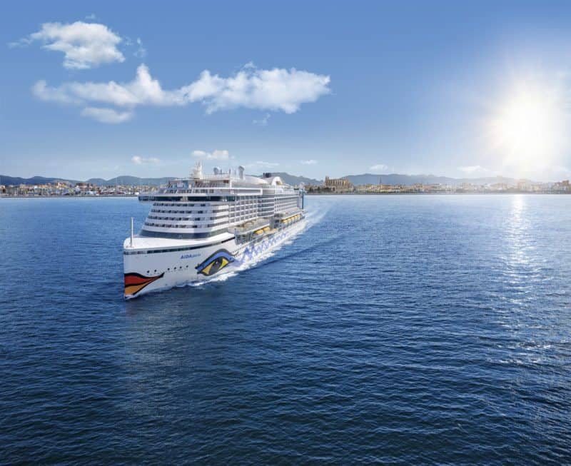 AIDA Perla wird am 30. Juni in Palma de Mallorca getauft