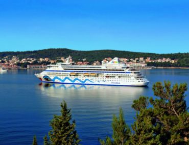 AIDA Aura läuft am Montagmorgen in Hamburg ein