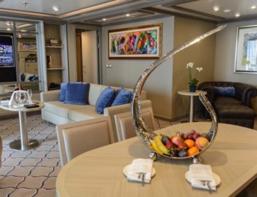 Die mehr als 100 m2 grosse Owner’s Suite ist die luxuriöseste Art, die Silver Muse zu erleben