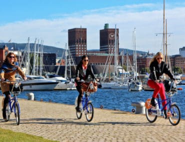 „Biking“ und Sightseeing-Segeltour in Oslo