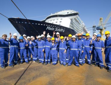 51’000 Handtücher und 12’200 Kopfkissen sind auf der Mein Schiff 6 bereit