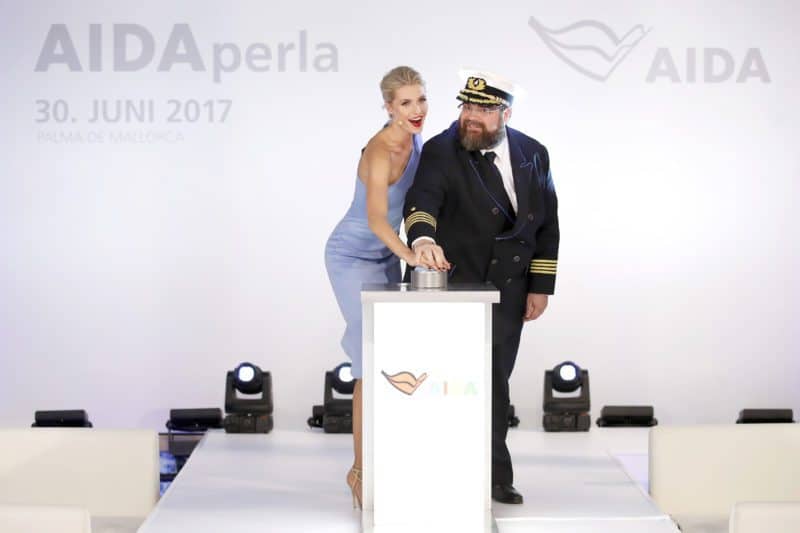 Grandiose Taufe der AIDA Perla in Palma de Mallorca