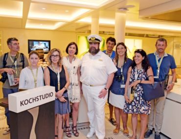 Kapitän Boris Becker empfängt mallorquinische Delegation
