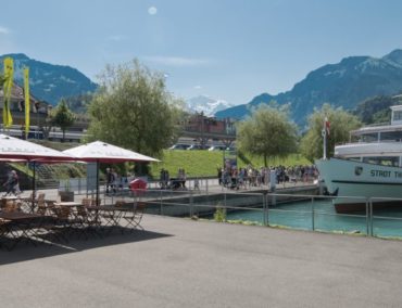 Bistro «Pier One» am Hafen in Interlaken lockt mit maritimem Flair