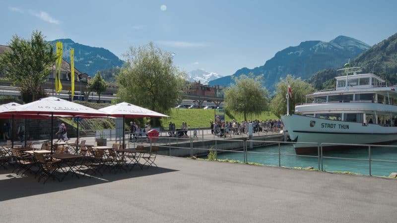 Bistro «Pier One» am Hafen in Interlaken lockt mit maritimem Flair