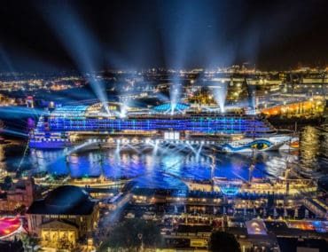 Mystery Abenteuer und AIDA Nova Beach Club Feeling entlang der Elbe
