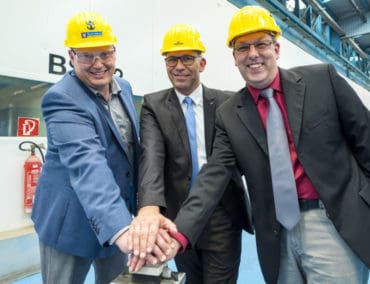 Brennstart für das erste Schiff der Quantum-Ultra-Klasse, die Spectrum of the Seas