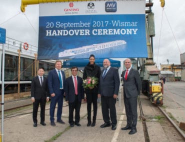 MV Werften übergibt mit Crystal Mahler zweites luxuriöses Flusskreuzfahrtschiff