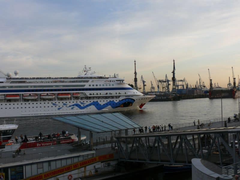 AIDA Cara startet heute in Hamburg zu ihrer ersten Weltreise