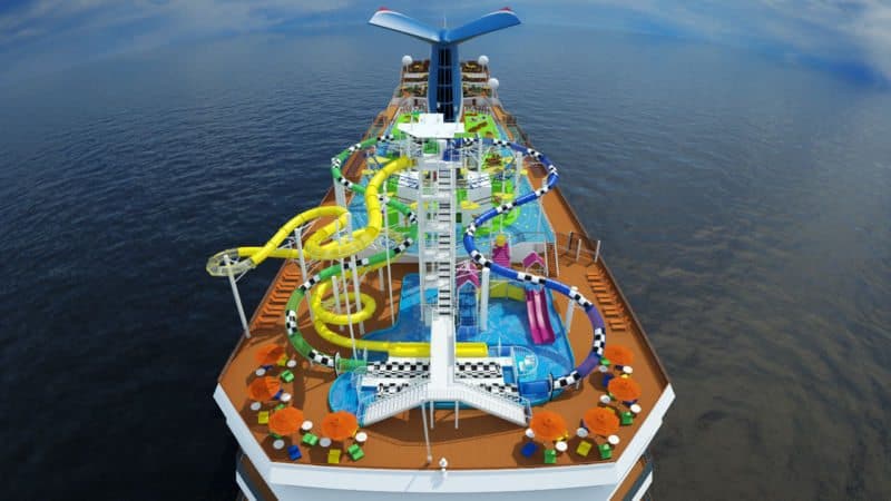 Mehr Wasserspass, Bars und Restaurants für die Carnival Elation