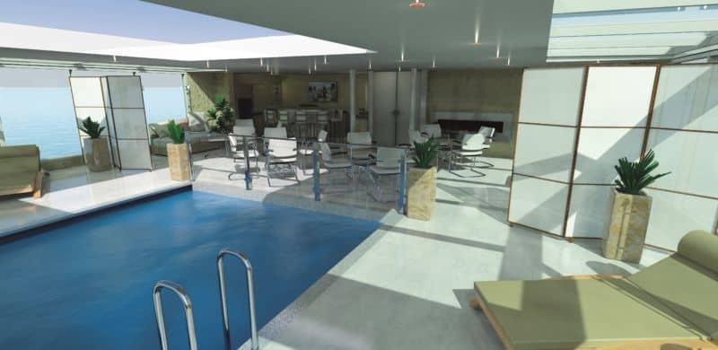 Amadeus Queen lockt mit Indoor-Pool auf den Fluss