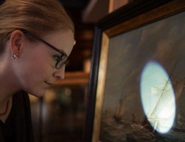 Gläserne Werkstatt im Internationalen Maritimen Museum Hamburg