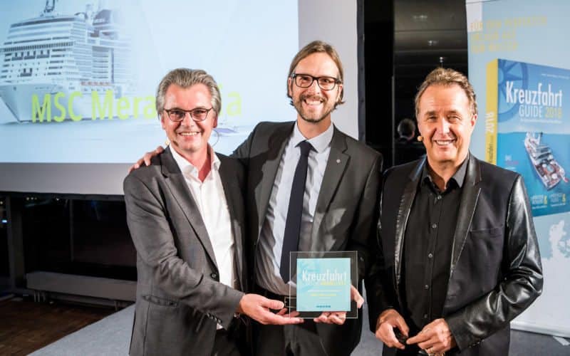 Kreuzfahrt Guide Award 2017 für bestes Bord-Entertainment an MSC Meraviglia