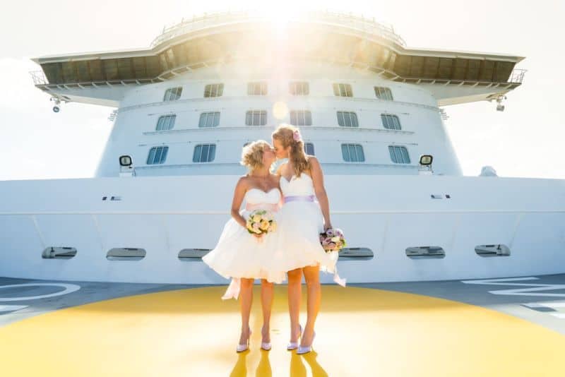 Erstes gleichgeschlechtliches Ehepaar traut sich an Bord der Mein Schiff Flotte