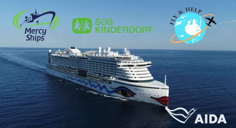 AIDA Neujahrs-Tombola: Spenden für SOS-Kinderdorf, Mercy Ships und Fly & Help
