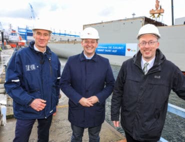 In 365 Tagen startet ab Hamburg das erste LNG-Kreuzfahrtschiff in seine Premierensaison