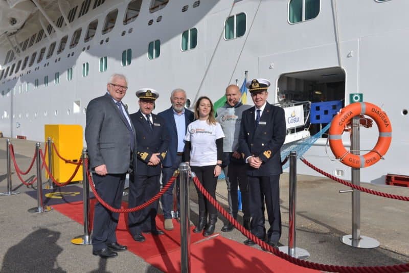 Civitavecchia schliesst sich dem Costa Spendenprogramm für Lebensmittel an