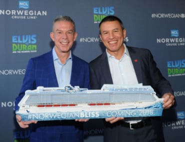 US-Radiomoderator Elvis Duran ist Taufpate der Norwegian Bliss
