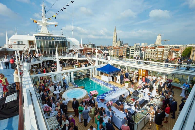 Tanja Grandits und Sven Wassmer beim 14. Gourmetfestival auf der MS Europa
