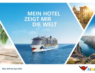 Mit AIDA von Grönland bis Griechenland und von der Karibik bis zu den Kanaren