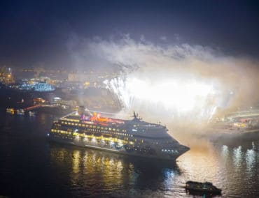 AIDA Cara kehrte von der ersten Weltreise in der AIDA Geschichte zurück