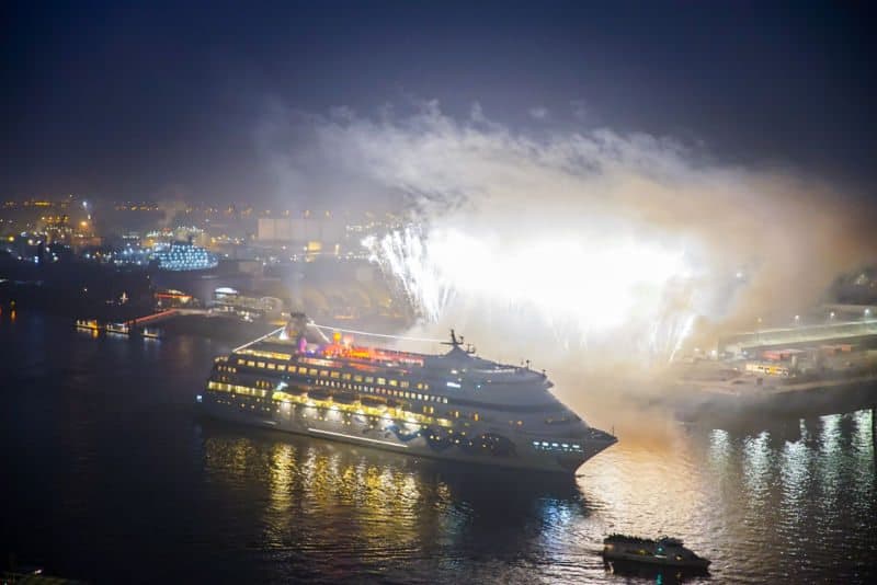 AIDA Cara kehrte von der ersten Weltreise in der AIDA Geschichte zurück