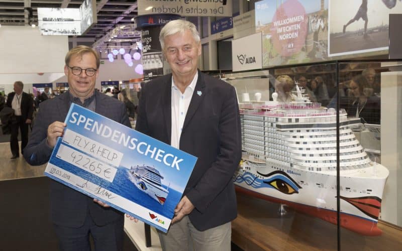 AIDA Cruises baut Schule auf den Philippinen mit der Reiner Meutsch Stiftung Fly & Help