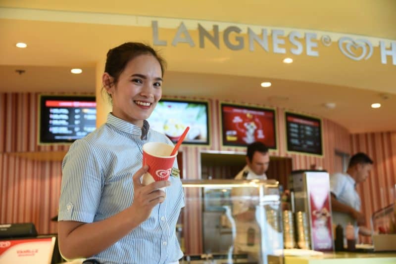 AIDA Stella erfreut Schleckmäuler mit Langnese Happiness Station