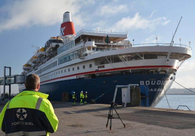 Boudicca eröffnet Kreuzfahrtsaison im Kieler Seehafen