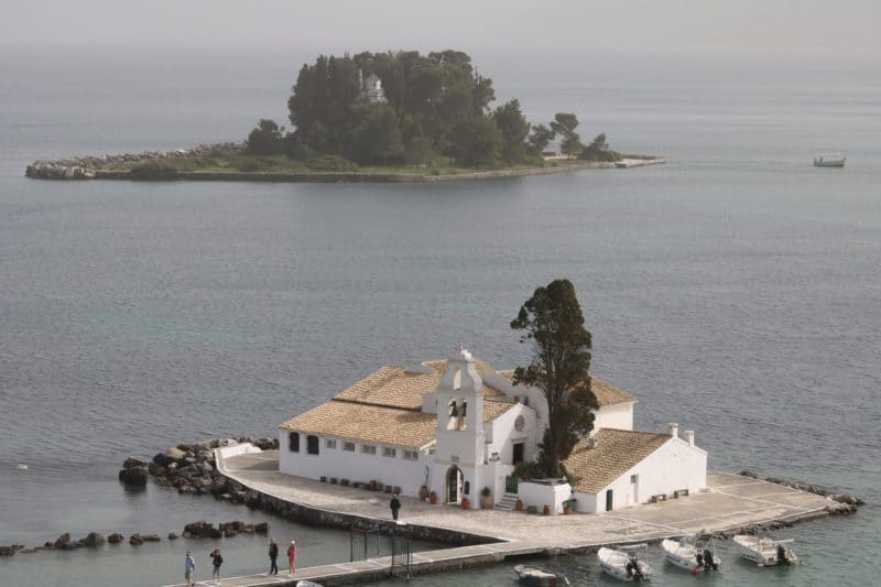 Blick auf die Mäuseinsel, wo allerdings keine Mäuse leben
