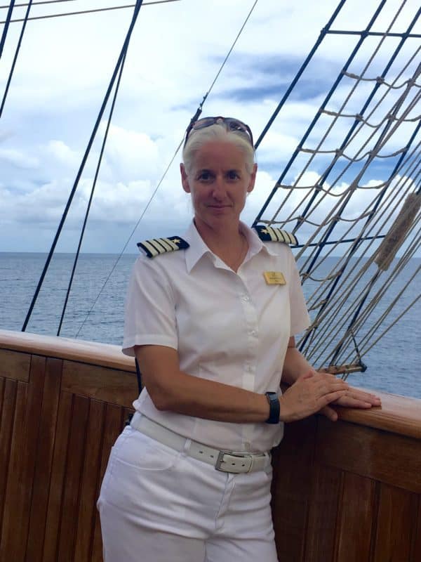 Kathryn Whittaker wird erste Kapitänin auf der Sea Cloud II