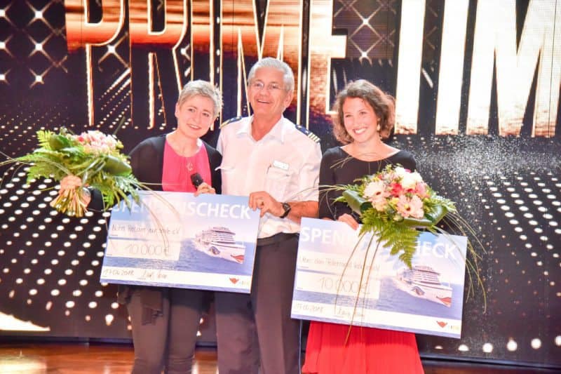 AIDA unterstützt soziale Projekte „Nana-Recover your smile“ und „Über den Tellerrand“