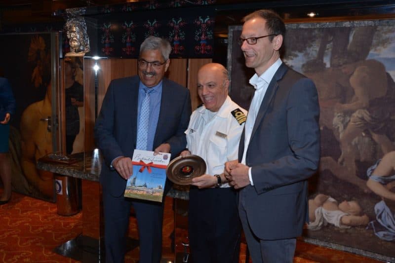 Premiere in Bremerhaven: Erstanlauf der Costa Mediterranea