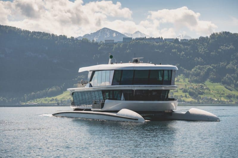 MS Bürgenstock ist eine moderne «Brücke» zwischen Luzern und dem Bürgenstock Ressort