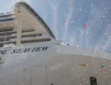 Taufe der MSC Seaview: Glamouröser Event in Genua