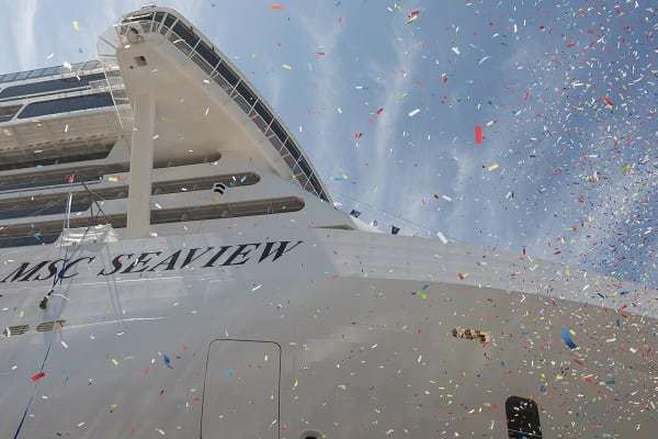 Taufe der MSC Seaview: Glamouröser Event in Genua