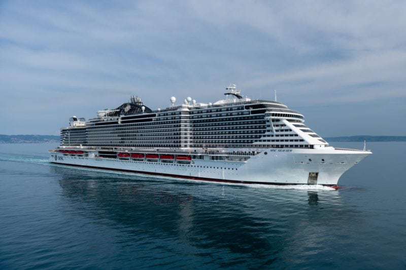 MSC Seaview erfüllt die höchsten internationalen Umwelt-Standards