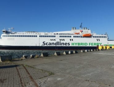 Hybridfähre Berlin wieder in Betrieb auf der Route Rostock-Gedser