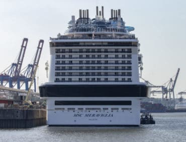Hamburg knackt Rekord und erwartet MSC Meraviglia mit 5’085 Passagieren