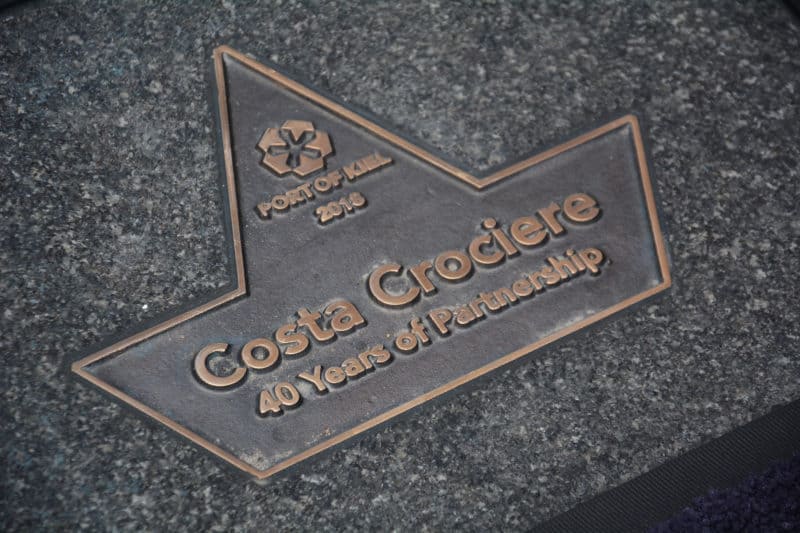 40 Jahre Partnerschaft von Costa Kreuzfahrten und dem Port of Kiel