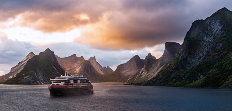 Hurtigruten bestellt drittes Expeditionsschiff mit umweltfreundlichen Hybrid Antrieb