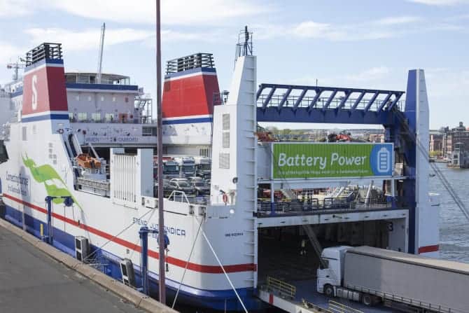 Stena Jutlandica erfolgreich mit Hybridantrieb unterwegs