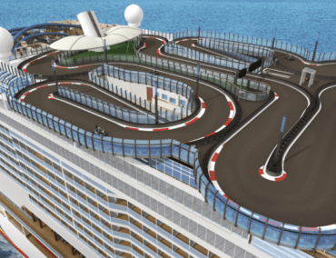 Kartbahn auf der Norwegian Encore wird noch grösser und spektakulärer