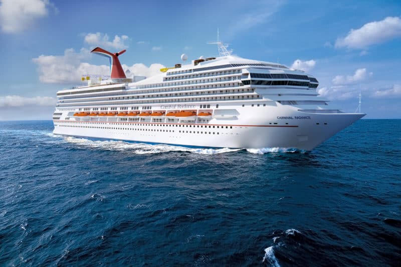 Carnival Radiance debütiert 2020 im Mittelmeer mit Südeuropa-Kreuzfahrten