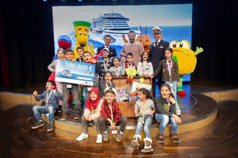 AIDA Cruises unterstützt den RTL Spendenmarathon mit 100.000 Euro