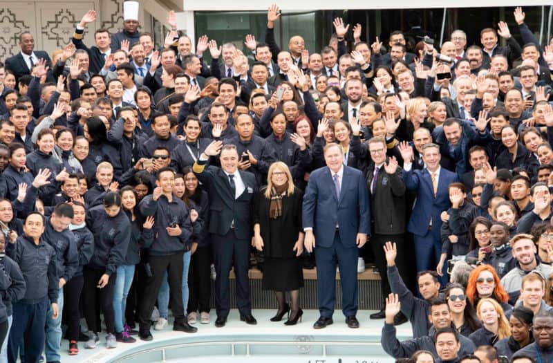 Celebrity Cruises übernahm heute offiziell die Celebrity Edge