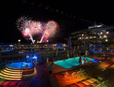 Taufe der Symphony of the Seas, dem grössten Kreuzfahrtschiff der Welt
